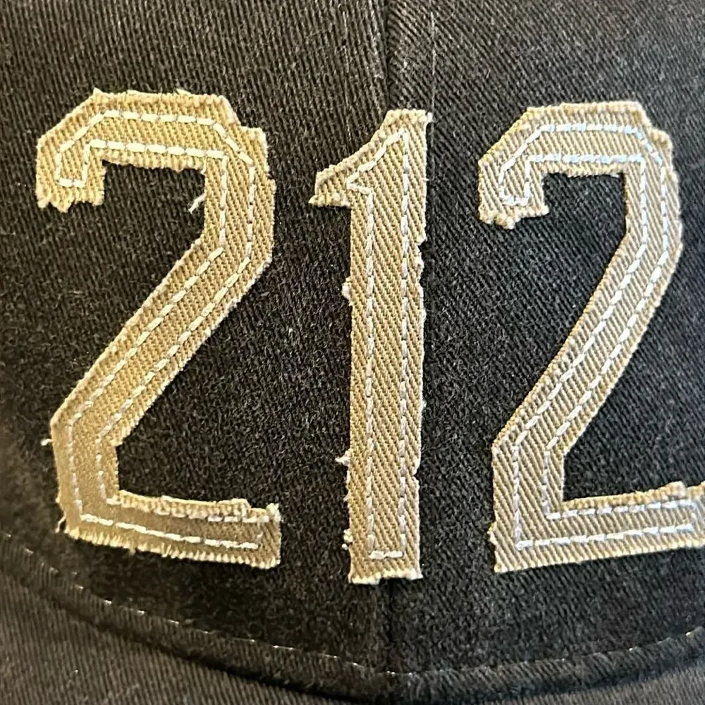 Cotton Mule Grey Distressed 212 Adjustable Trucker Hat
